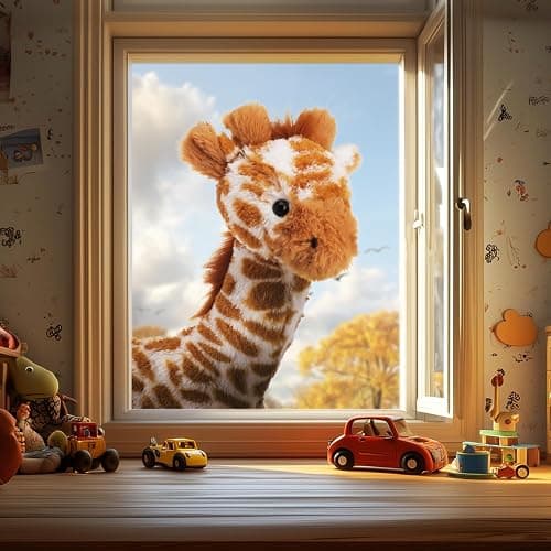 Apricot Lamb Toys Plush Brown Grassland Giraffe Stuffed Animal Soft Cuddly Perfect for Child (Brown Giraffe,12 Inches) thumbnail 4