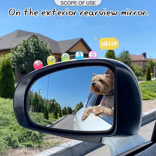 RAPUDA Cute Luminous Soot Sprites,35 Pcs Automotive Interior Decoration Accessories for Car Rearview Mirror and Dashboard,Cute Anime Decor for Home Garden Office,Funny Ornament Gifts(Multicolour) thumbnail 4