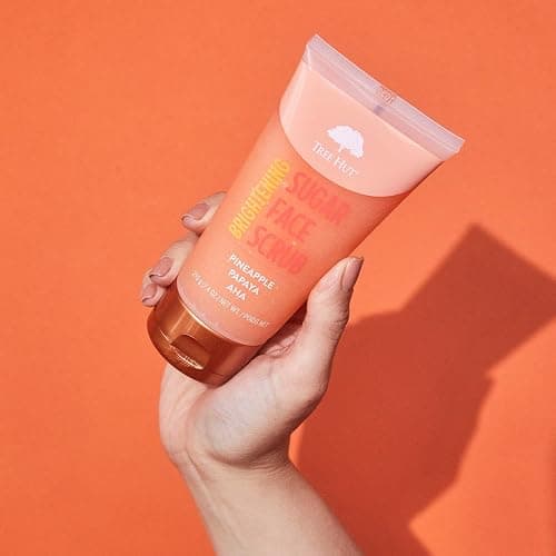 Tree Hut Pineapple & Papaya Brightening Face Scrub | Deep Cleans Pores to Remove Dead Skin & Impurities | Nourishing Essential Body Care | 7.4 fl oz. thumbnail 5