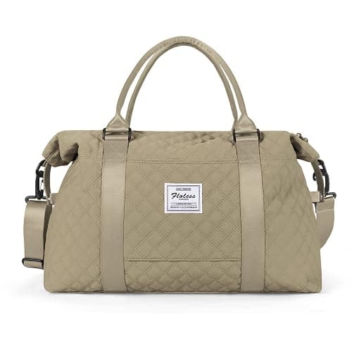 HYC00 Travel Duffel Bag,Carry-on Overnight Weekender Bags for Women,Sports Tote Gym Bag with Wet Pocket thumbnail 8