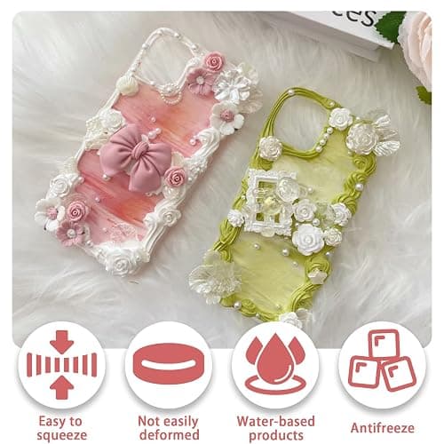 24PCS 100g Cream Kit Fake Whipped Cream Glue Clay Summer Craft DIY Decorations Rainbow Themed Cream DIY Making Art Craft Kit for Handmade Phone Case Mirror Jewelry Accessories thumbnail 5