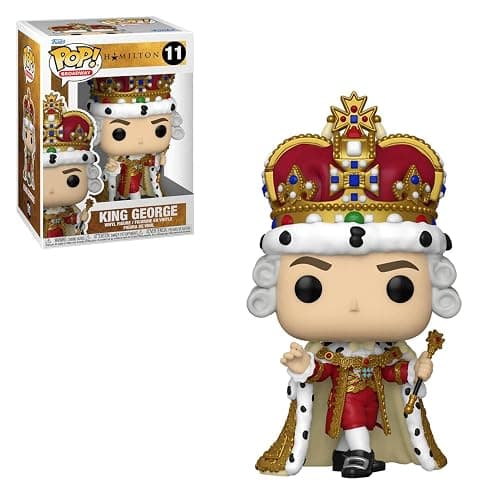 POP Broadway: Hamilton - King George Funko Vinyl Figure (Bundled with Compatible Box Protector Case), Multicolor, 3.75 inches thumbnail 7