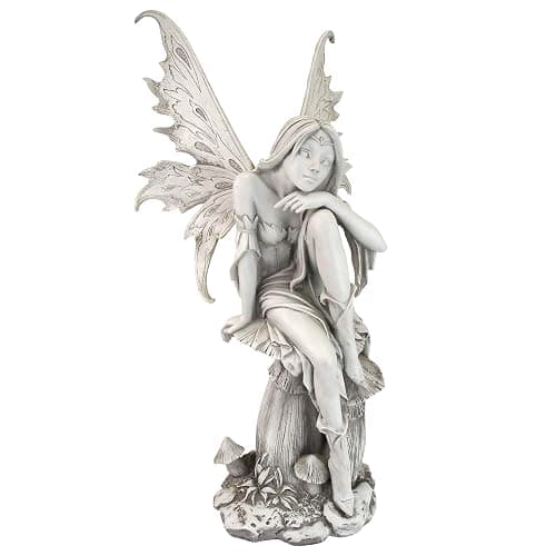 Design Toscano Fairy of Hopes and Dreams Garden Statue by Artist Cecelia 11"Wx11"Dx22" - Image 1