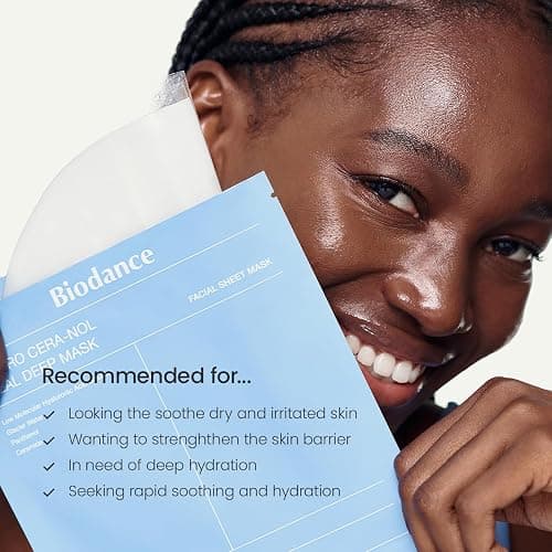 BIODANCE Hydro Cera-nol Real Deep Mask, Overnight Hydrogel Mask, Hydrating Facial Mask For Sensitive Skin, Redness Reducing & Quick Soothing Effect, Korean Skincare, Stocking Stuffers |1.19oz(34g)x4ea thumbnail 10