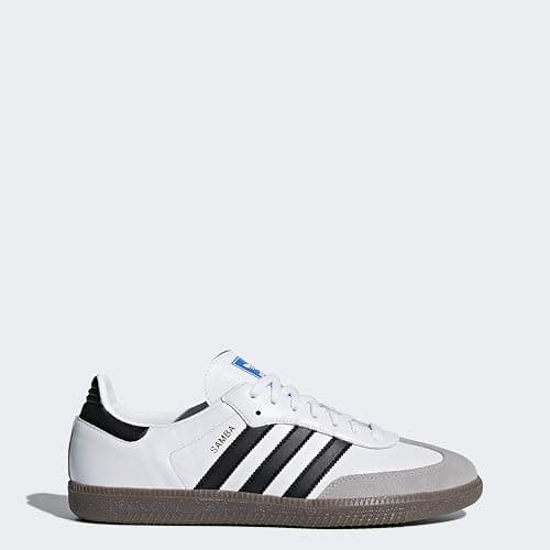 adidas Originals Mens Samba OG Sneaker - 6 - Footwear White/Core Black/Granite thumbnail 2