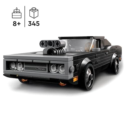LEGO 76912 Speed Champions Fast & Furious 1970 Dodge Charger R/T, Toy Muscle Car Model Kit Kids, Collectible Set With Dominic Toretto Minifigure thumbnail 3