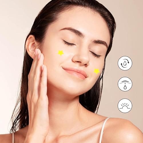 Hydrocolloid Pimple Patches,32 Count Cute Star Pimple Patches,Star Zit Covers HydrocolloidPad Sticky Spot Covers Face PimplePatches Hydrocolloid Pimple Patches for Face And Skin Care thumbnail 5