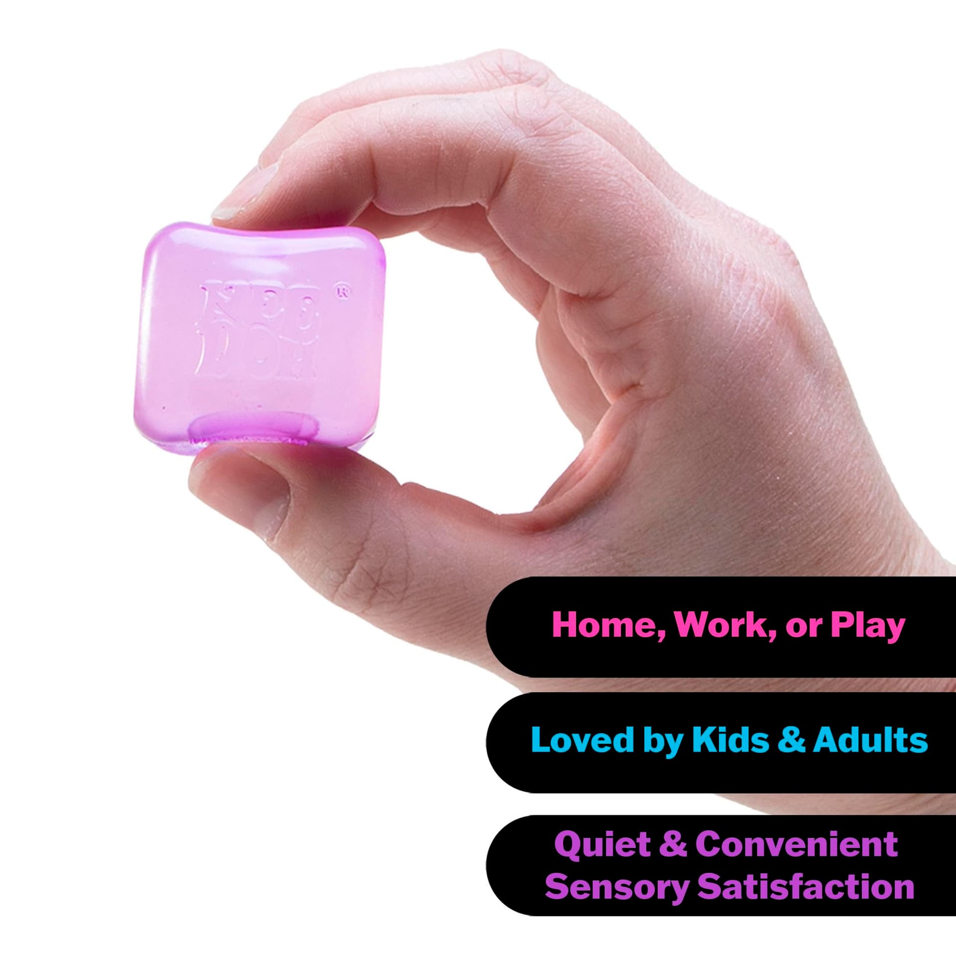 Nee Doh Nice Ice Baby Teenie Multipack, 4 Assorted Colours/Styles - Maltose Filled, Soft Squeezable Texture, Vibrant Fun Colours, Tactile Sensory Play thumbnail 6