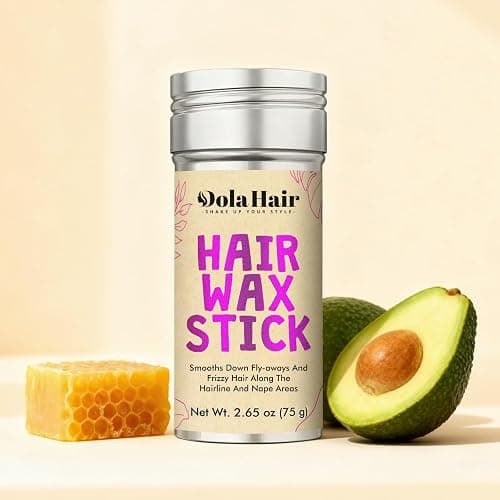 Dolahair Hair Wax Stick - Flyaway Control and Styling Pomade for Kids, Women, and Men - Slick Back Hair Bun Maker and Hair Accessorie for Teen Girls (1 Pack of Wax) thumbnail 6