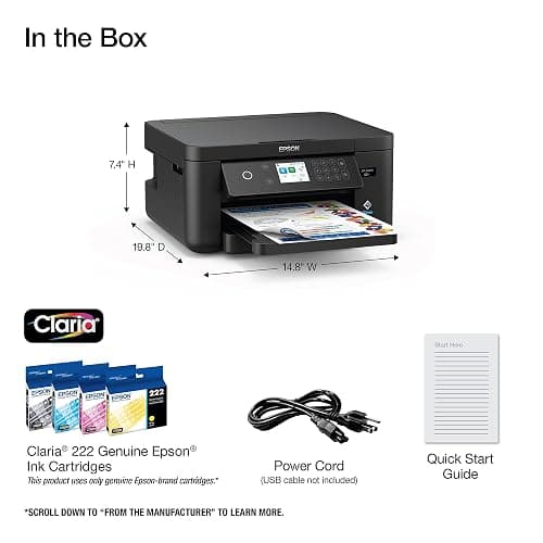 Epson Expression Home XP-5200 Wireless Color All-in-One Inkjet Printer | Print, scan, copy; up to 14 ppm, auto 2-sided, borderless photo printing; ideal for home and everyday use thumbnail 5