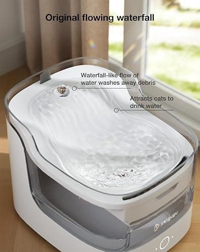 Cat Water Fountain 8-Layer cat Fountain Filter Ultra-Quiet Automatic Pet Water Dispenser for Cats and Dogs 2.4G WiFi(PF1L) thumbnail 6