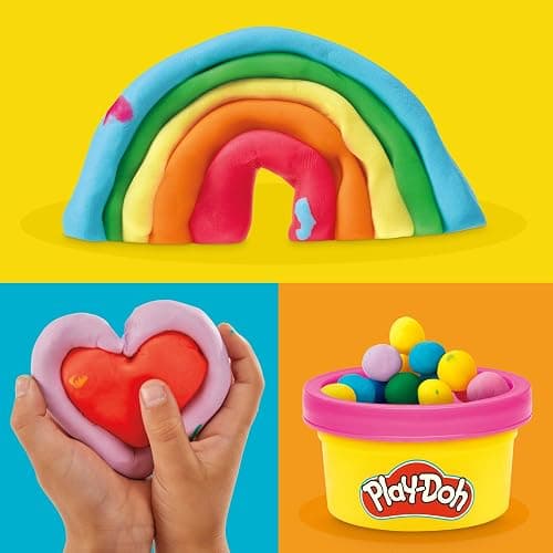Play Doh Bulk Handout 42-Pack of 1-Ounce Modeling Compound Cans, Christmas Stocking Stuffer Gifts, Prizes, & Party Favors, Kids Arts & Crafts, Preschool Toys, Ages 2+ (Amazon Exclusive) thumbnail 7