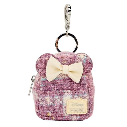 Loungefly Minnie Mouse Glitter Mystery Mini Backpack Keychain Charm thumbnail 2