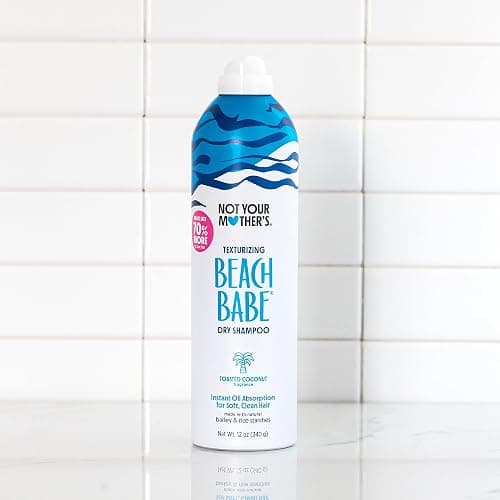 Not Your Mother's Value Pack Beach Babe Jumbo Dry Shampoo (2-Pack) - 12 oz Each - 70% More to Instantly Absorb Oil and Create Effortless Sea-Tossed Texture - Toasted Coconut - For All Hair Types thumbnail 5