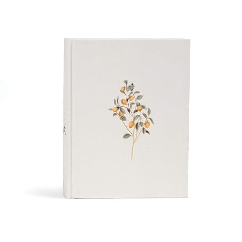 CSB Notetaking Bible for Women, Hosanna Revival Edition, Lemons Cloth Over Board, Black Letter, Single-Column, Journaling Space, Reading Plan, Easy-to-Read Bible Serif Type - Image 1