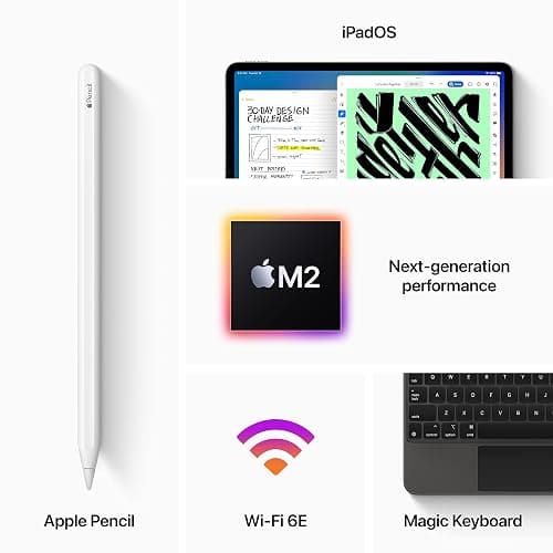 Apple 2022 iPad Pro 11-inch, Wi-Fi, 512GB - Silver (Renewed) thumbnail 6