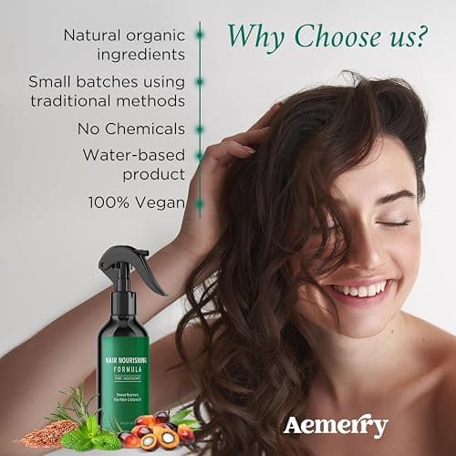 Rosemary Water Spray for Hair with Rice Water & Batana Oil, Biotin, Citrus Peel and Mint, 4.2 fl oz (120 ml (Pack of 1), Rosemary) thumbnail 3
