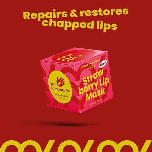 MINIMI Lip Mask Overnight 0.7Oz – Lip Sleeping Mask for Dry Chapped Lips – Hydrating Lip Treatment with Collagen, Peptides, Hyaluronic Acid & Vitamins – Korean Skincare Like Laneige Lip Mask thumbnail 3
