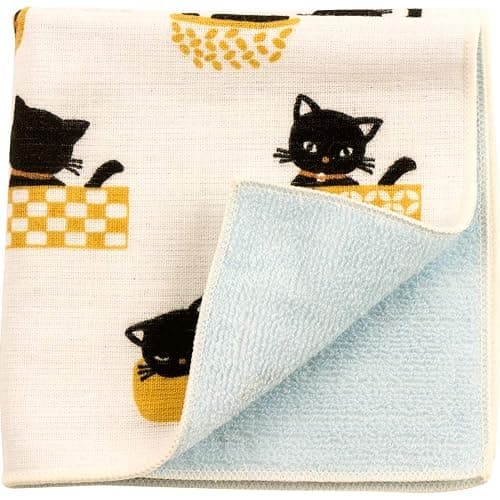HAMAMONYO Japanese Soft Touch Towel 'A Catnap' - Image 1