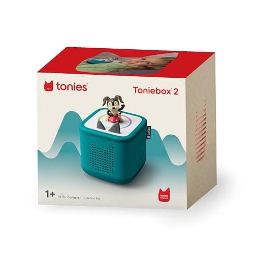 Toniebox 2 Audio Player Starter Set for Kids 1+ with Playtime Puppy - Listen play and grow - Tropical Teal thumbnail 8