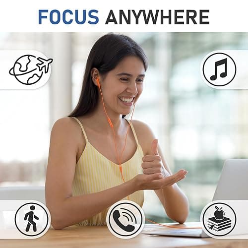 LUDOS FEROX USB C Headphones for iPhone 17 16 15 Pro Max Plus Air iPad Pro, 5 Years Warranty, USB-C Earbuds for Samsung Galaxy S24 S23 Ultra S22 S21 FE S20 Z Flip 3 Fold 4 A53, USB Type C Earphones thumbnail 7
