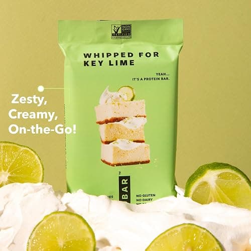 TRUBAR Vegan Protein Bar, Whipped for Key Lime, Gluten Free, Plant Based, High Fiber, Dairy Free, Low Fat, Non GMO, No Sugar Alcohols, 12G Lean Protein, 13G Fiber, Healthy Snack Bars, 12 CT - Whipped for Key Lime thumbnail 3