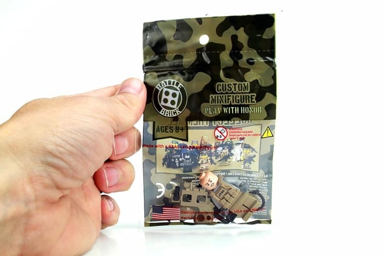Battle Brick 1.6 Inches Tall JTAC/CCT Air Force Special Forces Value Custom Minifigure | Accessories Made in The USA | Genuine Military Minifig | Great Gift for Ages 10+ to Adult AFOL thumbnail 4