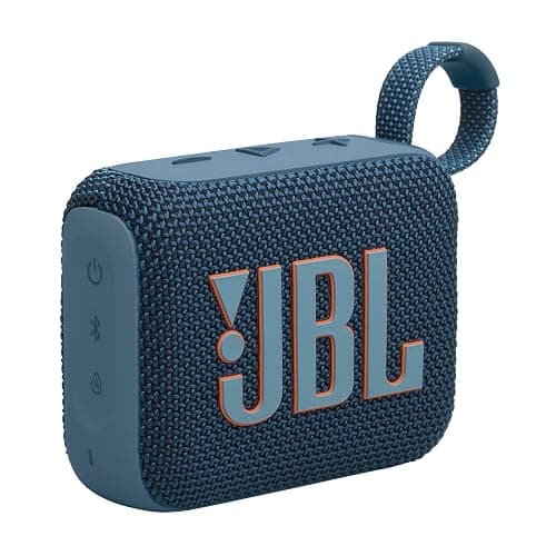 JBL GO 4 Speaker Bluetooth Portatile, Altoparlante Wireless con Design Compatto, Waterproof e Resistenza alla Polvere IP67, fino a 7 h di Autonomia, USB, Compatibile con App JBL Portable, Blu - Image 1