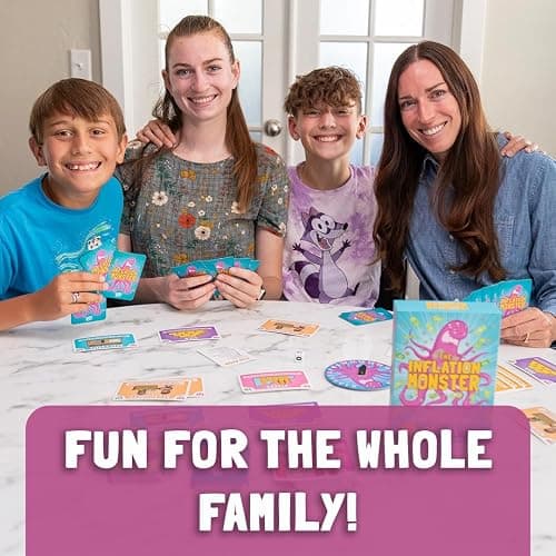 ANGEL STUDIOS Inflation Monster Card Game | Educational Card Game for Kids Ages 8+ | Family Board-Game | Learn Money, Math, Investing, & Inflation | 2-4 Players | Tuttle Twins thumbnail 5