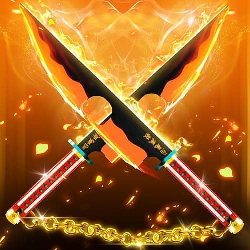SATHIBI 82.6in Demon Swords Building Set,Tengen Uzui Sword Building Block with Stand Model Kits Katana Toy,Creative Gifts for Swords Fan Adults 14+ (1478 PCS) thumbnail 2