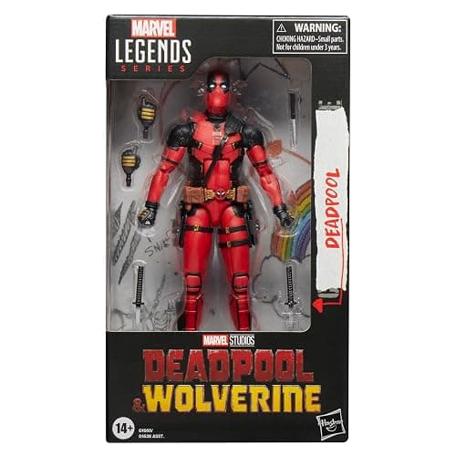 Marvel Legends Series Deadpool, Deadpool & Wolverine Collectible 6 Inch Action Figure for Adults Ages 14 and Up thumbnail 2