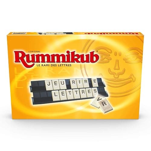 Hasbro Gaming Rummikub Lettres, Jeu de Stratégie et de Logique pour Adultes et Ados, Jeux de Société pour Composer des Mots, dès 12 Ans pour améliorer Son Vocabulaire thumbnail 2