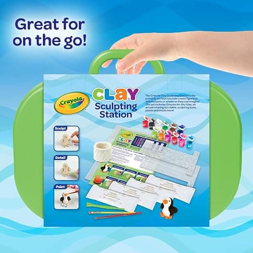 Crayola Clay Sculpting Station, Kids Clay, Sculpting Material, Craft kit, Art Set for Kids, Gift for Boys & Girls, Ages 6+ thumbnail 7