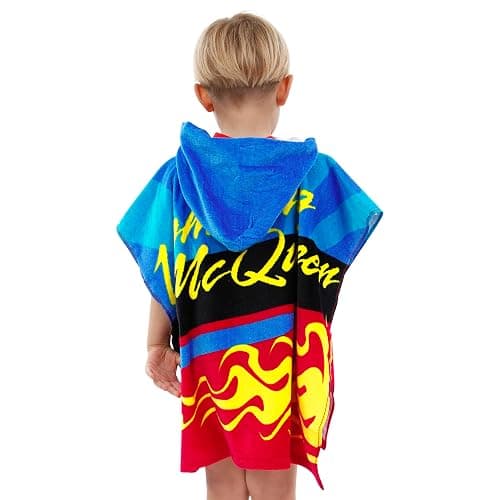 Disney Boys Poncho Cars Red One Size thumbnail 8