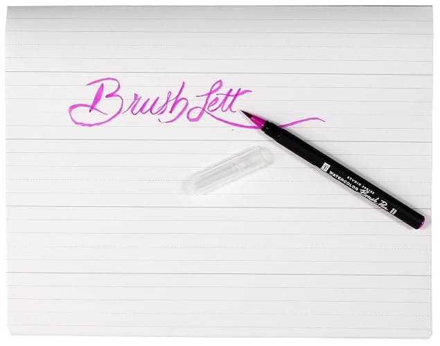 Studio Series Watercolor Brush Marker Pens (Set of 24 pens, plus bonus water brush), Great for Hand Lettering, Calligraphy, Manga, Comics, Adult Coloring Books, Journals, and all DIY Drawing Art thumbnail 5