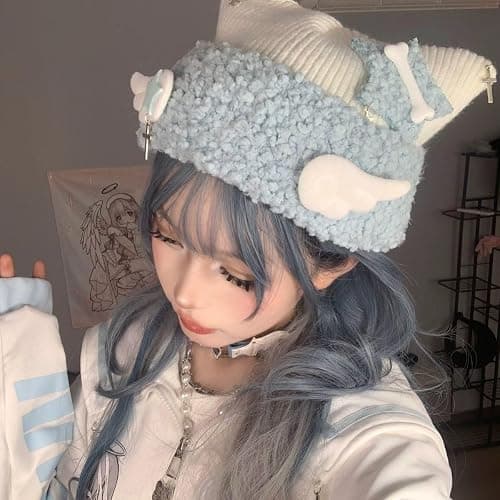 Zenrave Tenshi Kaiwai Accessories Jirai Kei Hat Cutecore Y2K Cute Tenshi Kawaii Jojifuku Harajuku Shoujo Outfit thumbnail 6