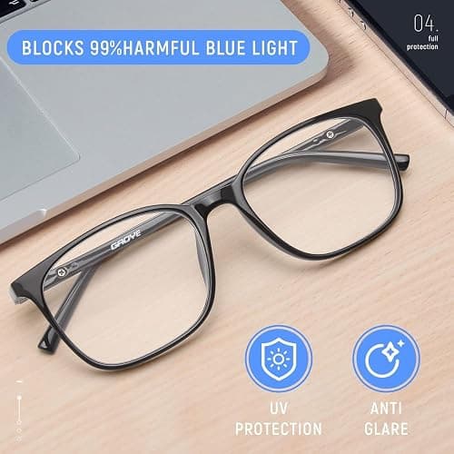 Gaoye Ultralight Blue Light Glasses for Women - Computer Protection Glasses for All Day Comfort - Anti UV Glare & Eyestrain thumbnail 3