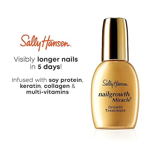 Sally Hansen Nailgrowth Miracle®, Growth Treatment, Nail Protectant, Infused with Soy Protein, Keratin, Collagen, and Multi-Vitamins thumbnail 5