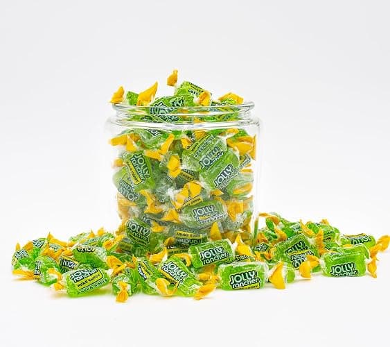 Hard Candy GREEN APPLE Original Flavor 1 lb - Bulk Bag, Individually Wrapped (74 Pieces) thumbnail 7