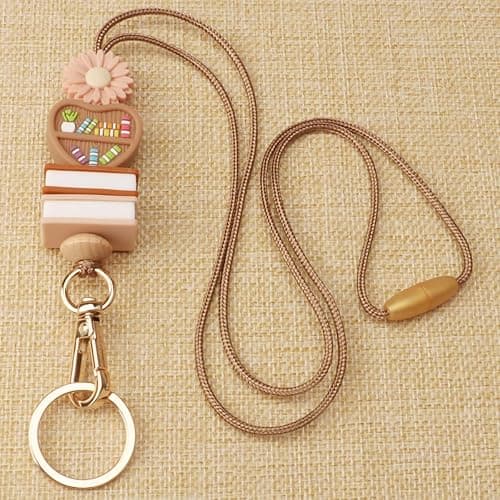 UGELOKI 2025 Super Cute Teacher Lanyard, School ID Lanyards with Safety Breakaway Clasp for Teachers, Nurses & Faculty thumbnail 2