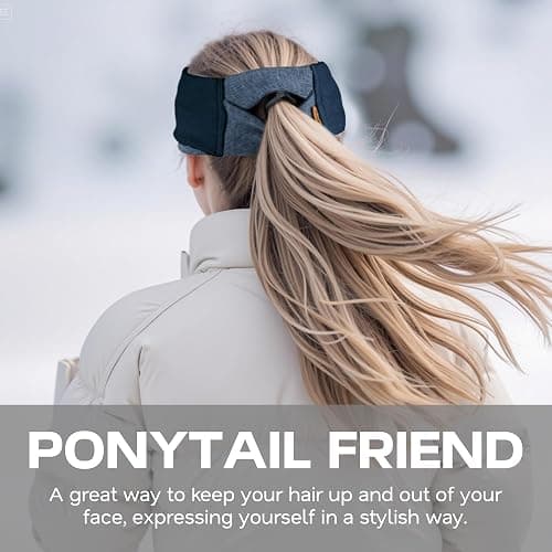 Sukeen Ear Warmer Headband for Women, Double-Layer Warm Winter Headbands for Women, Ear Muffs for Running Cycling Sports thumbnail 8