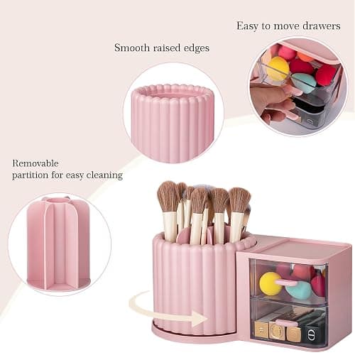 Rotating Makeup Brush Holder thumbnail 4