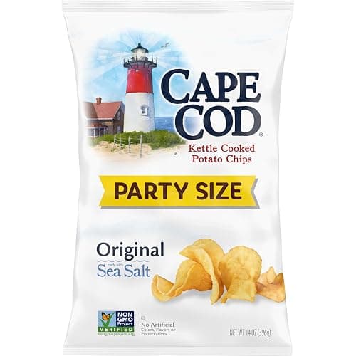 Cape Cod Potato Chips, Original Kettle Chips, 14 Oz Party Size - Image 1