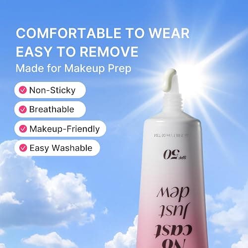 medicube Sunscreen No Cast Just Dew PDRN Hydrating UV Sun Serum, SPF 50 | SPF 50 Fast-Absorbing Sunscreen with PDRN, Panthenol & Centella - Lightweight Hydration & Cooling, Korean Skincare thumbnail 6
