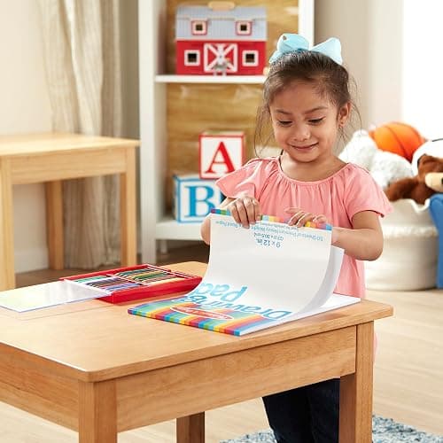 Melissa & Doug Drawing Paper, Sketch Pad, 3-Pack Bundle for Coloring, Writing or Painting (9 x 12 inches) - 50 Sheets Each, Kids Drawing Pad & Art Supplies for Kids Ages 3+ - FSC Certified thumbnail 2