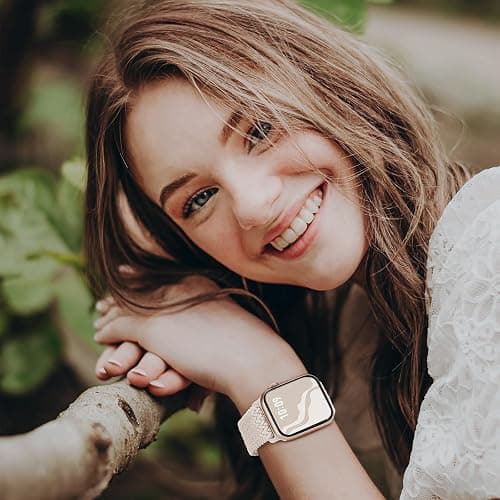 Braided Stretchy Solo Loop Compatible for Apple Watch Band 38mm 40mm 41mm 42mm 44mm 45mm 46mm 49mm for Women Men, Nylon Elastic Straps Wristbands for iWatch Series 11/10 9 8 7 6 5 4 3 SE/Ultra 3 2 1 thumbnail 2