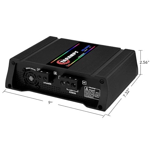 Taramps HD 3000 1 Ohm Black RGB 1 Channel Amplifier 3000 Watts RMS Digital, 108 RGB Effects, Crossover, Low/High Pass, Bass Boost, Car Audio System, Monoblock Full Range, LED Monitor Indicator, HD 3k thumbnail 6