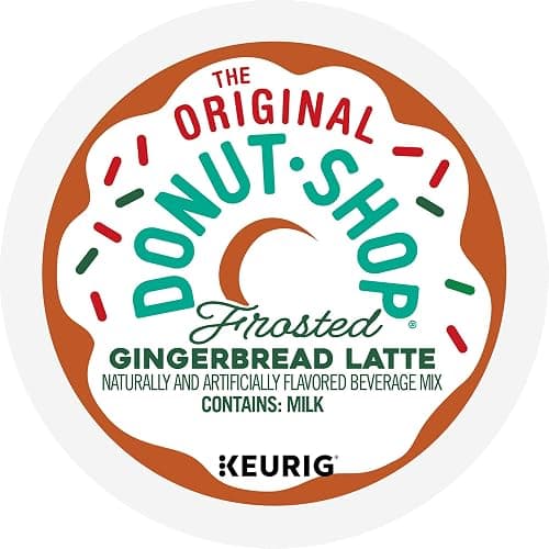 The Original Donut Shop One Step Latte, Frosted Gingerbread, Keurig Single Serve K-Cup Pods, 20 Count thumbnail 3