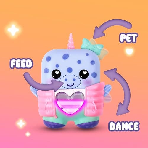 NANO-MALS Blubby The Narwhal, Electronic Pet Narwhal Toy, 70+ Responses, Interactive Fidget Toys for Girls & Boys Ages 5+ ​ thumbnail 4