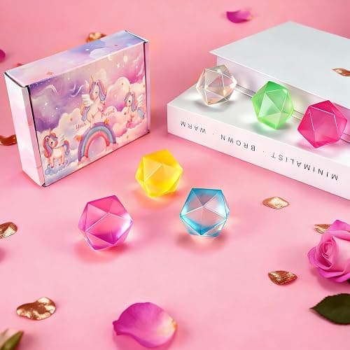 Gytera 6Pcs Valentines Diamond Shaped Squishy Fidget Toys Adults, Squeeze Toys for Stress & Anxiety Relief, Slow Rebund Stress Ballls Girl Toys Valentines Day Gifts for Kids Classroom thumbnail 6